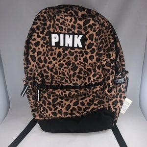 NWT Leopard Victoria's Secret PINK Backpack